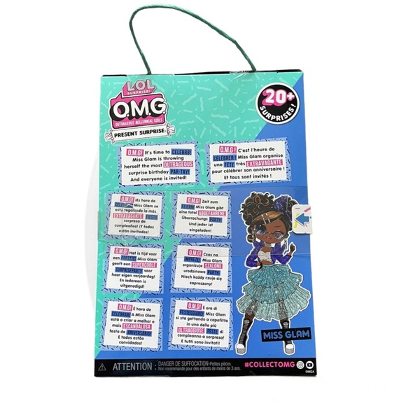 L.O.L. Surprise! O.M.G. Present Surprise Miss Glam Fashion Doll 20+ - Picture 7 of 11